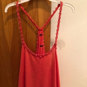 Coral Flower Tank Top